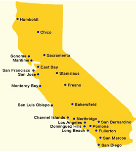CSU Campuses are spread throughout California