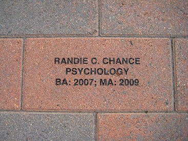 Randie Chance '07, BA and MA, Psychology, Criminal Justice Minor