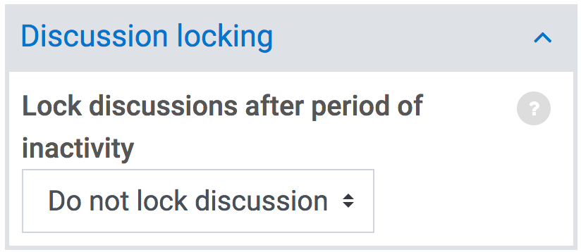 discussion locking after a specific period of inactivity