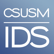 IDS logo text = IDS above CSUSM