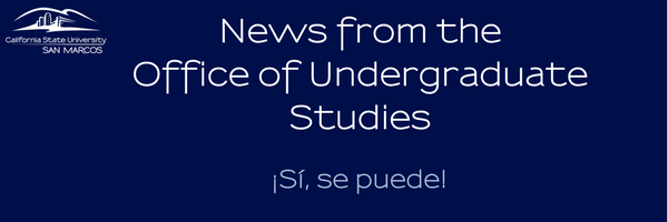 News from the Office of Undergraduate Studies