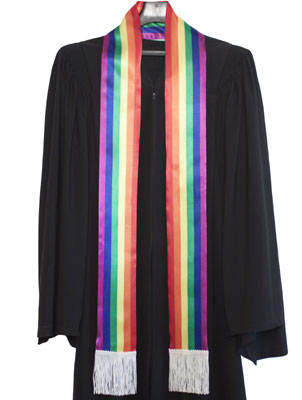 Rainbow Graduation Stole